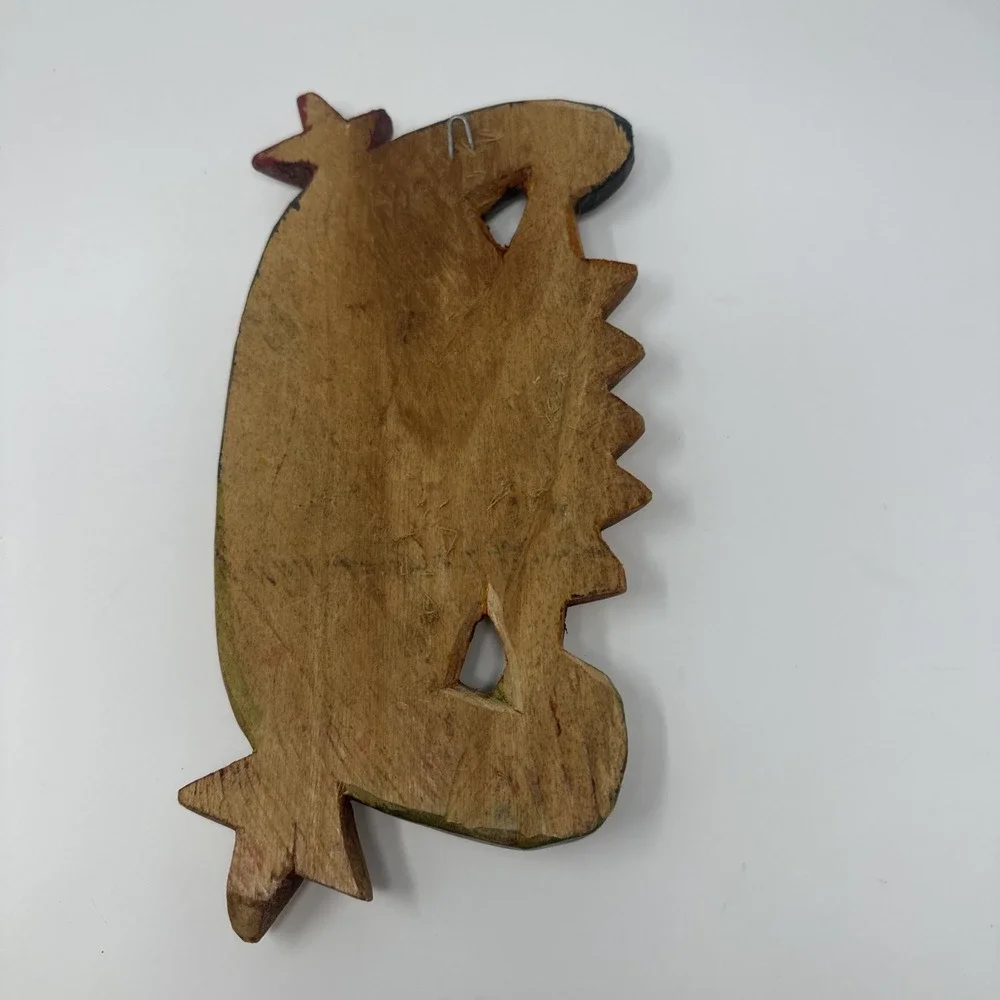 Vintage‎ Hand Carved Celestial Sun And Moon Wall Art Decor